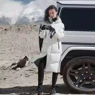 波司登 蓄热防风高蓬长款连帽羽绒服 男款