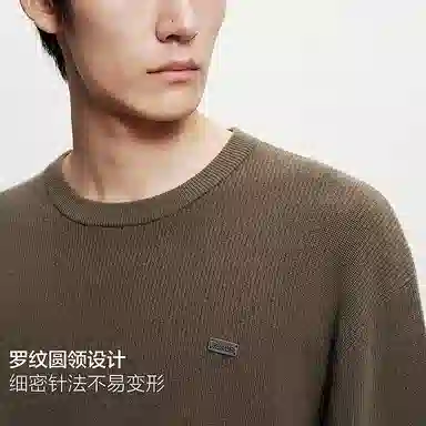 PEACEBIRD MEN Wool Pullover Sweater