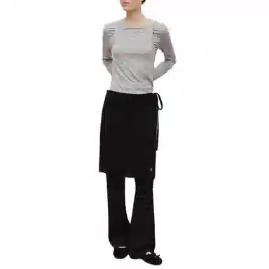 MARITHE FRANCOIS GIRBAUD LAYERED JERSEY LONG SLEEVE