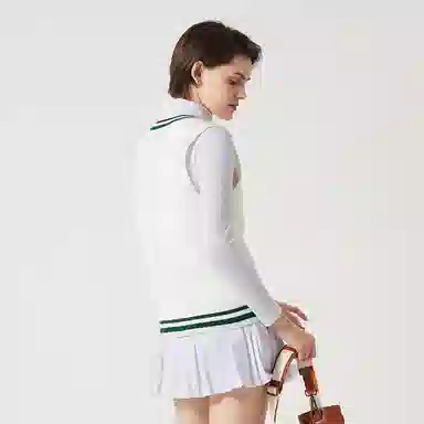 ellesse V-Neck Sleeveless Sweater Off-White