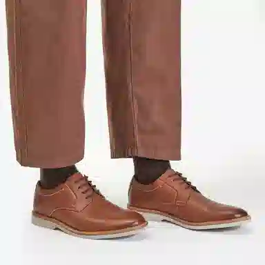 Clarks Casual Leather Shoes Brown