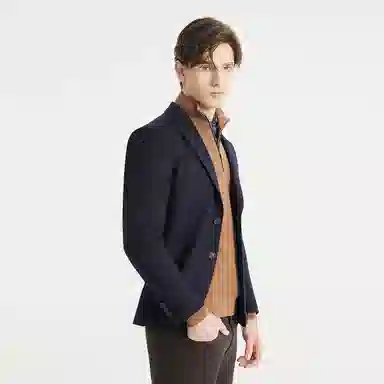 利郎 时尚都市纯色简约百搭长袖西装 男款