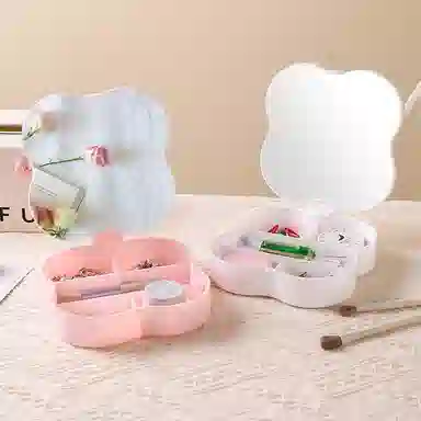 未来枫情 四叶草化妆镜收纳盒