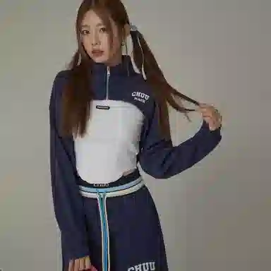 CHUU Logo Zip Jacket