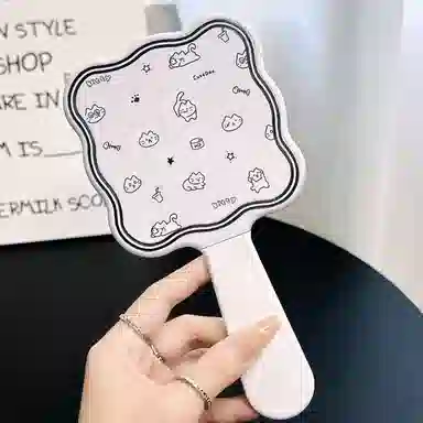 艾情草之恋 高级便捷手柄镜子 补妆