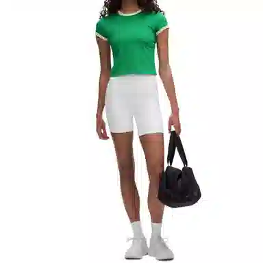 lululemon Organic Cotton Ringer Baby Tee T