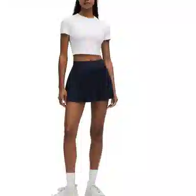 lululemon Tight-FitCropped Shelf-Bra T-Shirt Light Support T