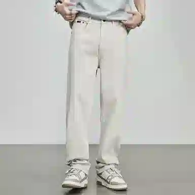 Tongxiansen Loose Fit Straight Casual Pants Men