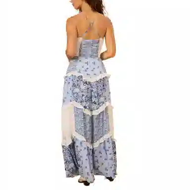 ALTAR'D STATE Adernlia Floral Maxi Dress
