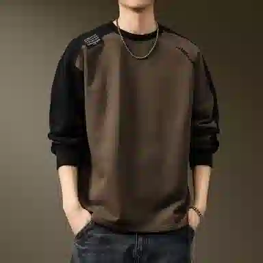 PRPK Basic Colorblock Raglan Longsleeve Sweatshirt