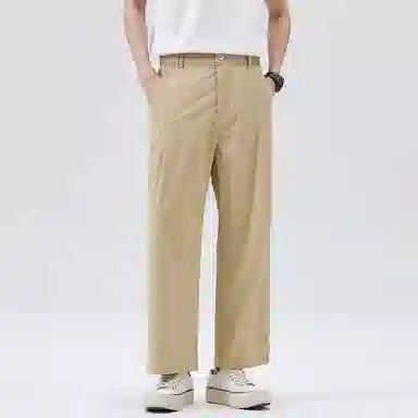 童先森 简约舒适百搭宽松直筒长裤潮流休闲裤 男款