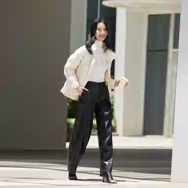 波司登 轻暖系列 短款纯色长袖羽绒服 女款