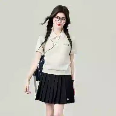 花铃太太 原创花铃学园短袖衬衫 女款