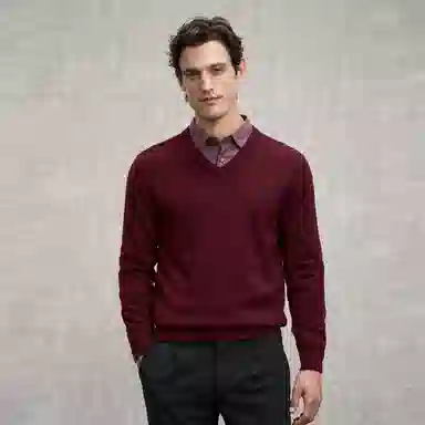 EMZ V-Neck Wool Sweater