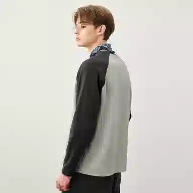 714STREET Street Colorblock Long Sleeve Tee