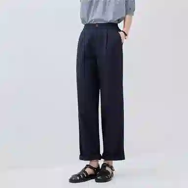 佐丹奴 压褶宽松舒适休闲裤 女款