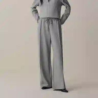 太平鸟 时尚百搭舒适宽松直筒裤简约休闲裤 女款