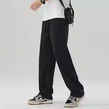 童先森 美式重磅潮牌宽松运动直筒长裤休闲裤 男款