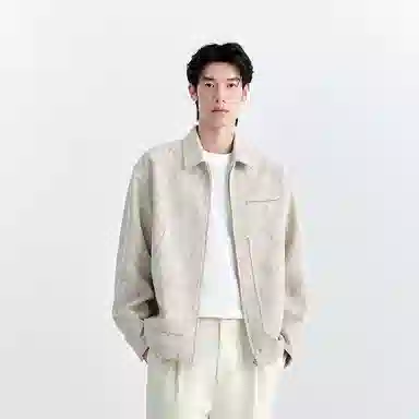 PEACEBIRD MEN Jacket White