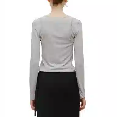 MARITHE FRANCOIS GIRBAUD LAYERED JERSEY LONG SLEEVE