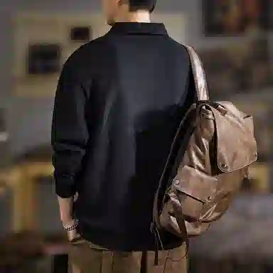 遨宇 美式复古经典休闲高端中心风上衣潮流户外百搭长袖卫衣 男款