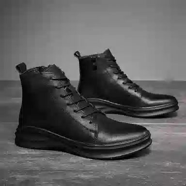 百伦韩 加绒 简约经典百搭舒适 小众个性 短靴 男款