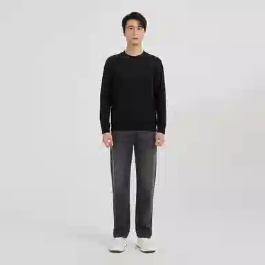 利郎 合身适中圆领长袖卫衣 男款