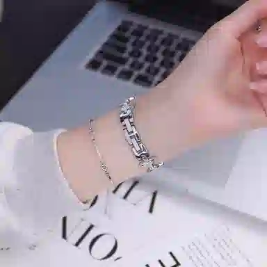 酷巴索 表带 苹果适用 金属材质 简约金属表带男女通用