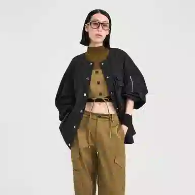 Lost in Echo Retro Cropped Jacket