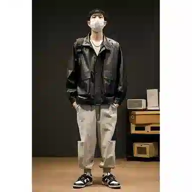 童先森 翻领插肩夹克外套 男款