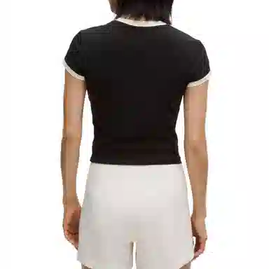 lululemon Organic Cotton Ringer Baby Tee T