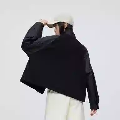 波司登 艺术绗缝廓形鹅绒立领轻薄羽绒服 女款