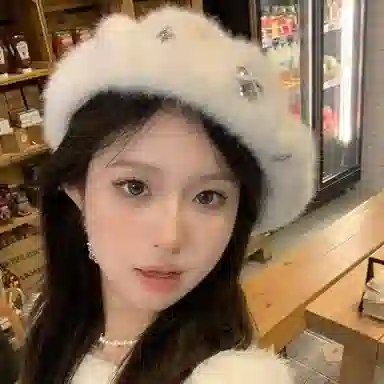 恩僾德 小众百搭高颜值子日系氛围感画家帽显脸小潮 涤纶 贝雷帽 男女同款情侣款