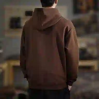 遨宇 美式经典复古休闲极简风潮流设计感百搭户外上衣卫衣 男款