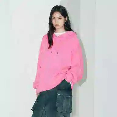 Peacebird Hoodie Loose Fit Pink