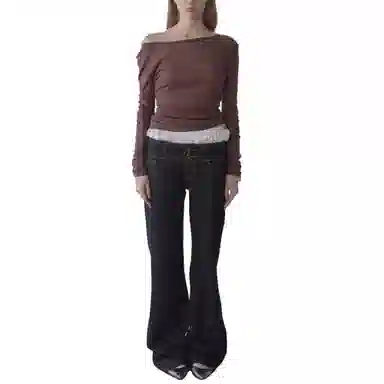 SCULPTOR My Go To Tencel Tee Mauve Brown T