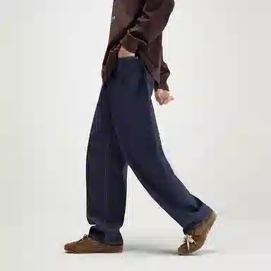 PEACEBIRD MEN Vintage Washed Denim Jeans