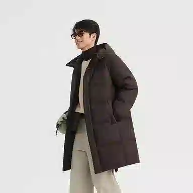 Bosideng 90 Down Hooded Coat