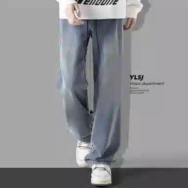童先森 时尚百搭舒适星空纹牛仔裤 男款