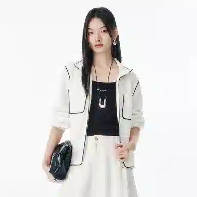 Peacebird Sport Tweed Zip Cardigan