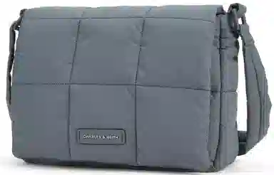 CHARLES&KEITH Jet Black/Grey