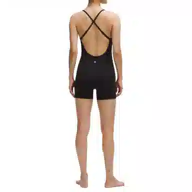 lululemon AlignCross-Back Bodysuit 4"Nulu (black)