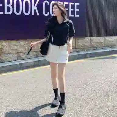 美洋 冰纱外套短款宽松长袖防晒服 女款