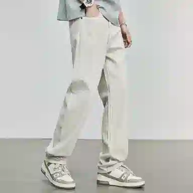 Tongxiansen Loose Fit Straight Casual Pants Men