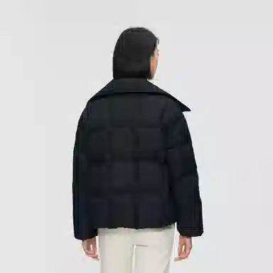 波司登 鹅绒立领短款厚款纯色面包服羽绒服 女款