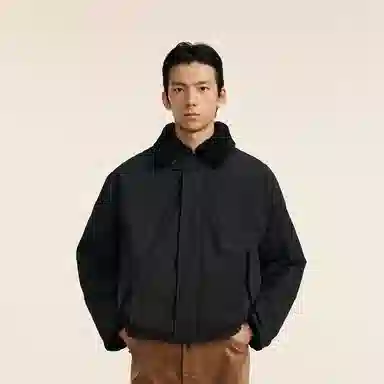 速写 翻领短款时尚休闲潮流宽松夹克外套 男款
