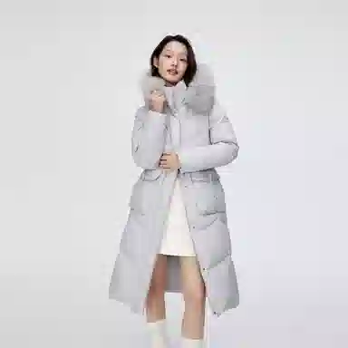 波司登 长款过膝时尚保暖收腰羽绒服 女款