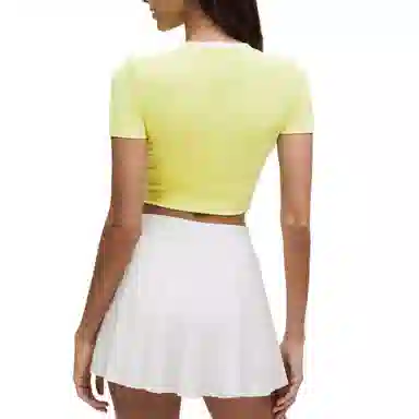 lululemon Tight-FitCropped Shelf-Bra T-Shirt Light Support T