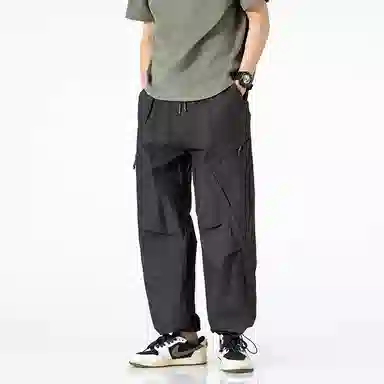 金盾 潮流潮牌宽松休闲裤 男款