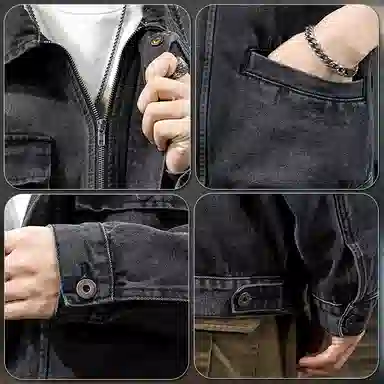 Qianjin Niu Classic Denim Jacket